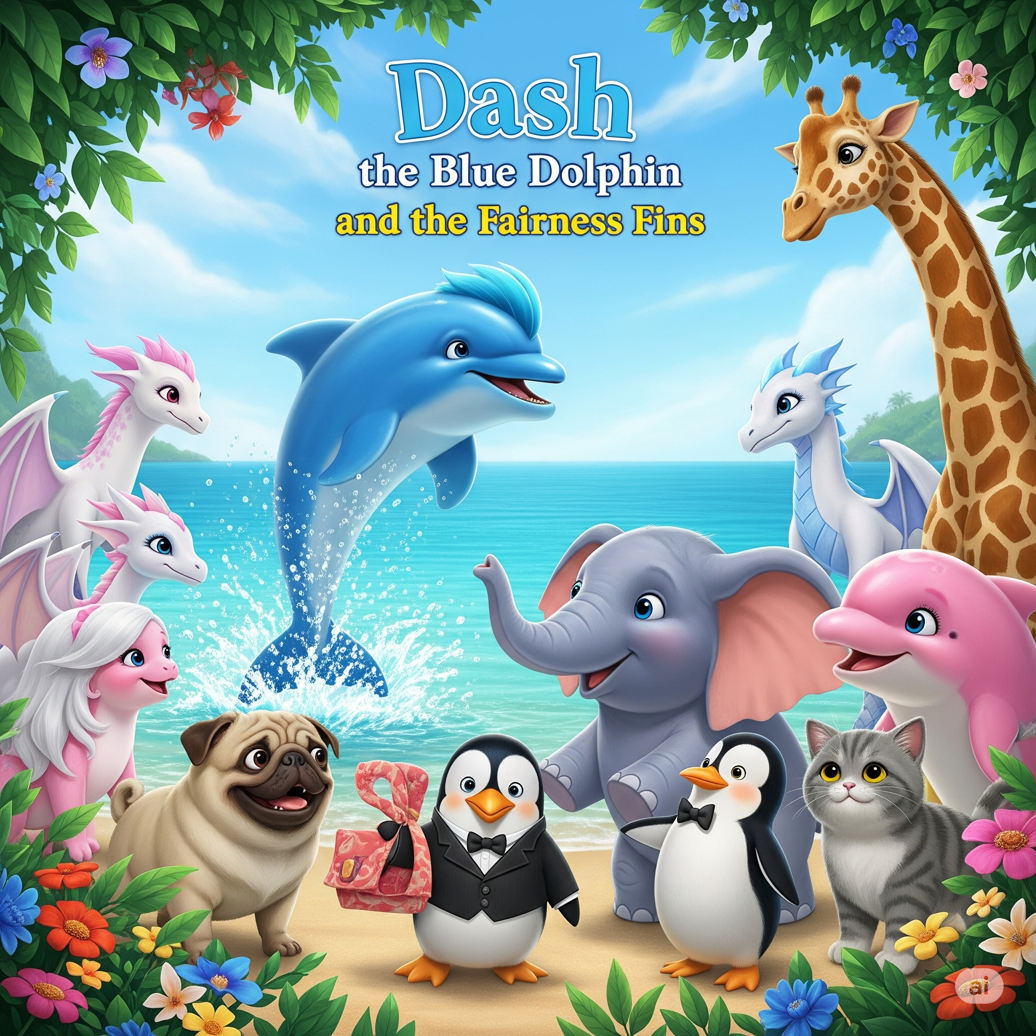 Dash the Blue Dolphin and the Fairness Fins