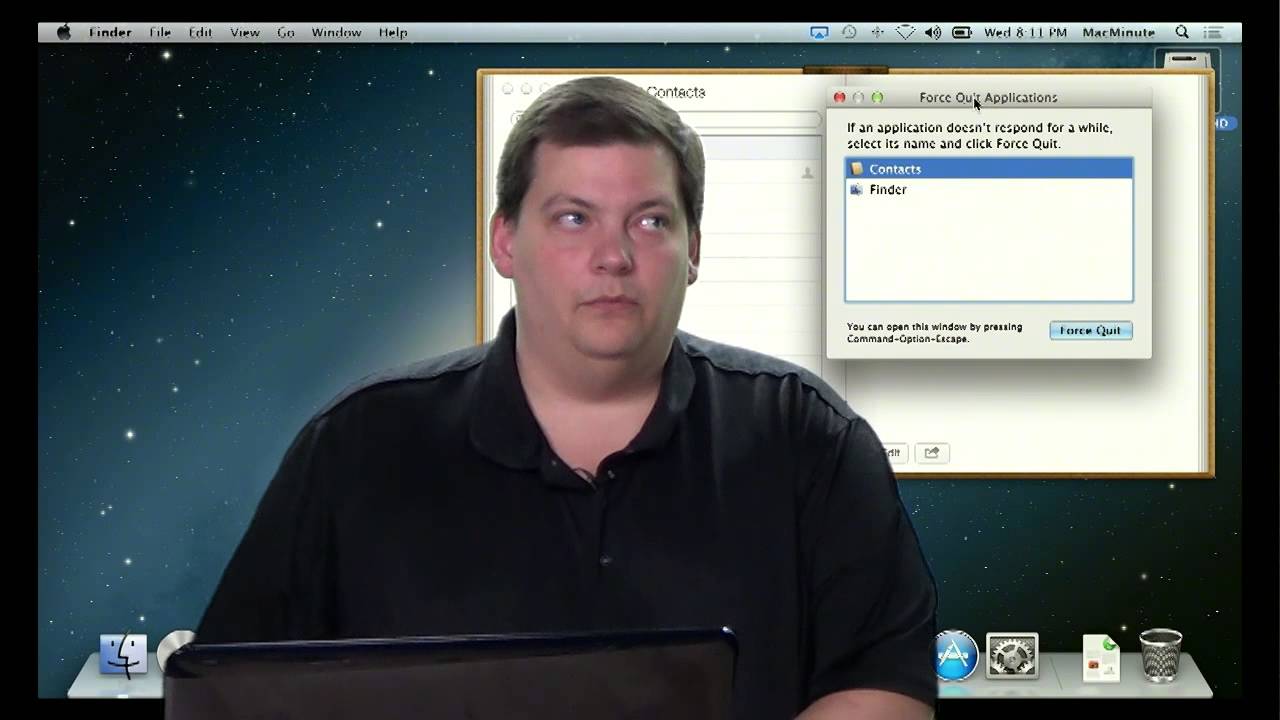 Thumbnail for Killing a Stuck Program on Mac OSX - Mac Minute Episode 2
