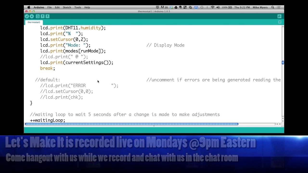 Thumbnail for LCD Thermostat - Let's Make It - Episode 25