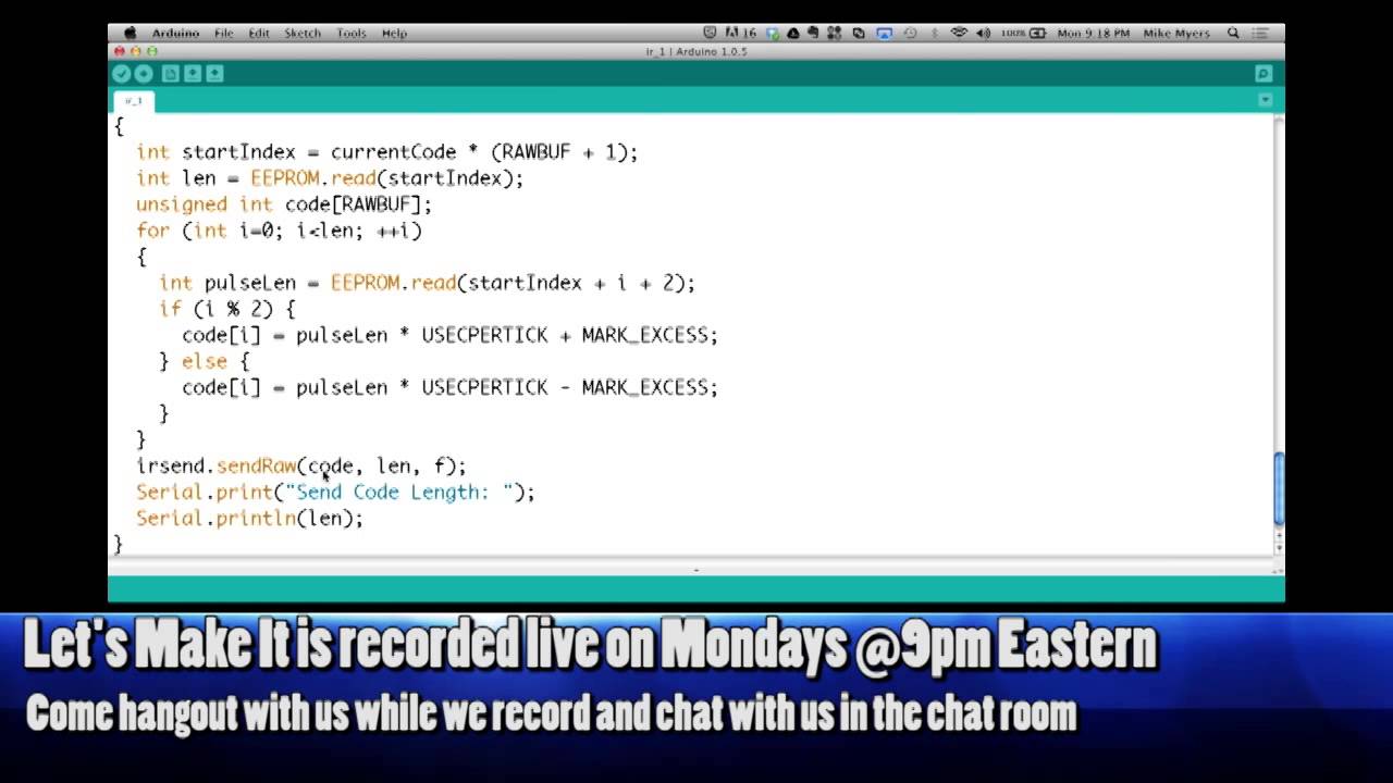 Thumbnail for Infrared Learning Remote - Let's Make It - Episode 26