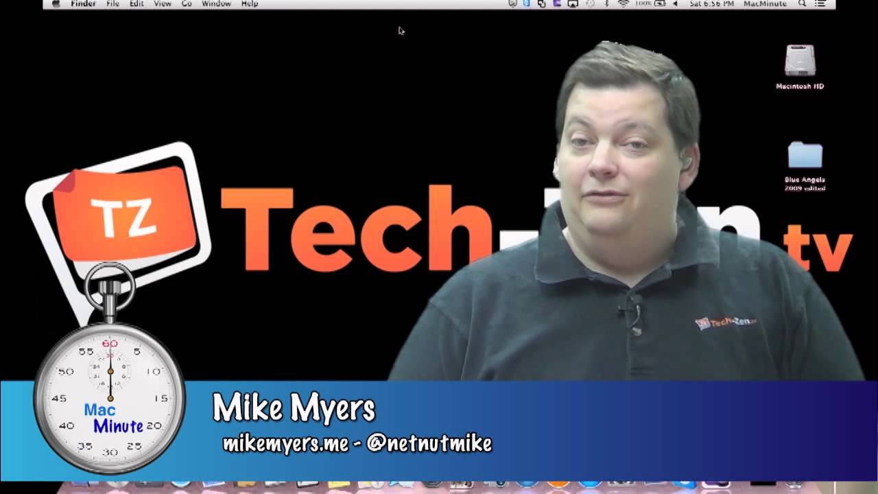 Thumbnail for Enhanced Dictation In Mavericks - Mac Minute - Episode 53 - Tech-Zen.tv - Alixa.tv