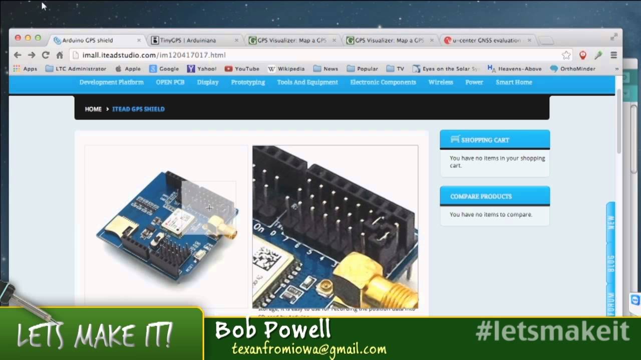 Thumbnail for Arduino's and GPS tracking Episode - Let's Make It - Episode 53 - Tech-Zen.tv - Alixa.tv