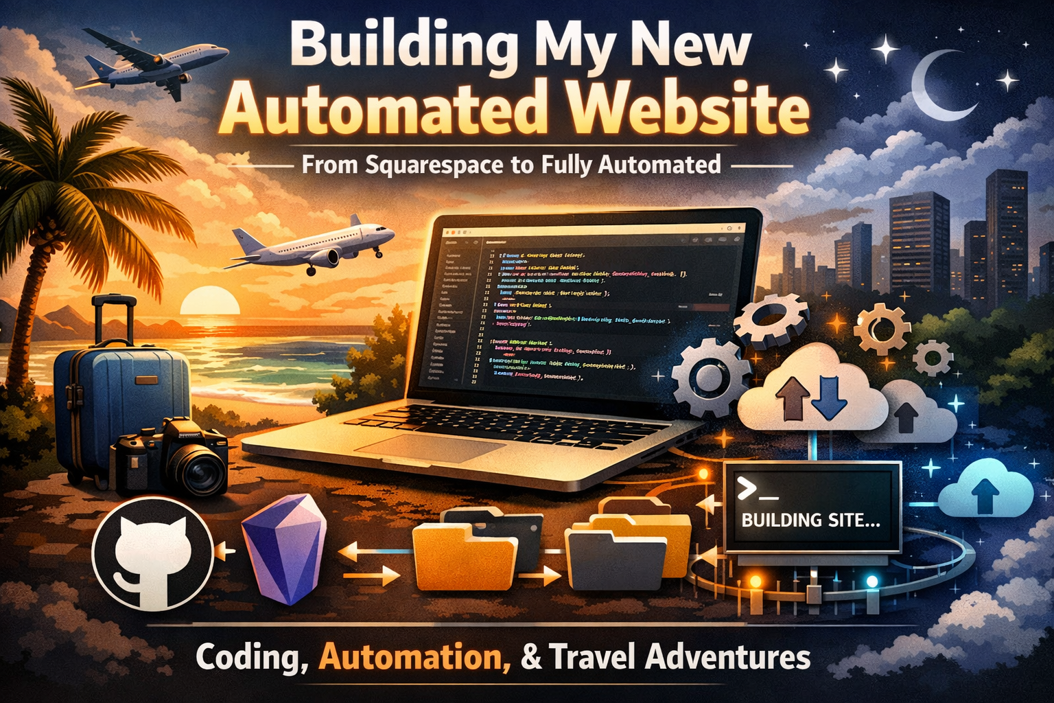 Header Image for the move away from squarspace